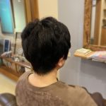 パーマをやめて地毛