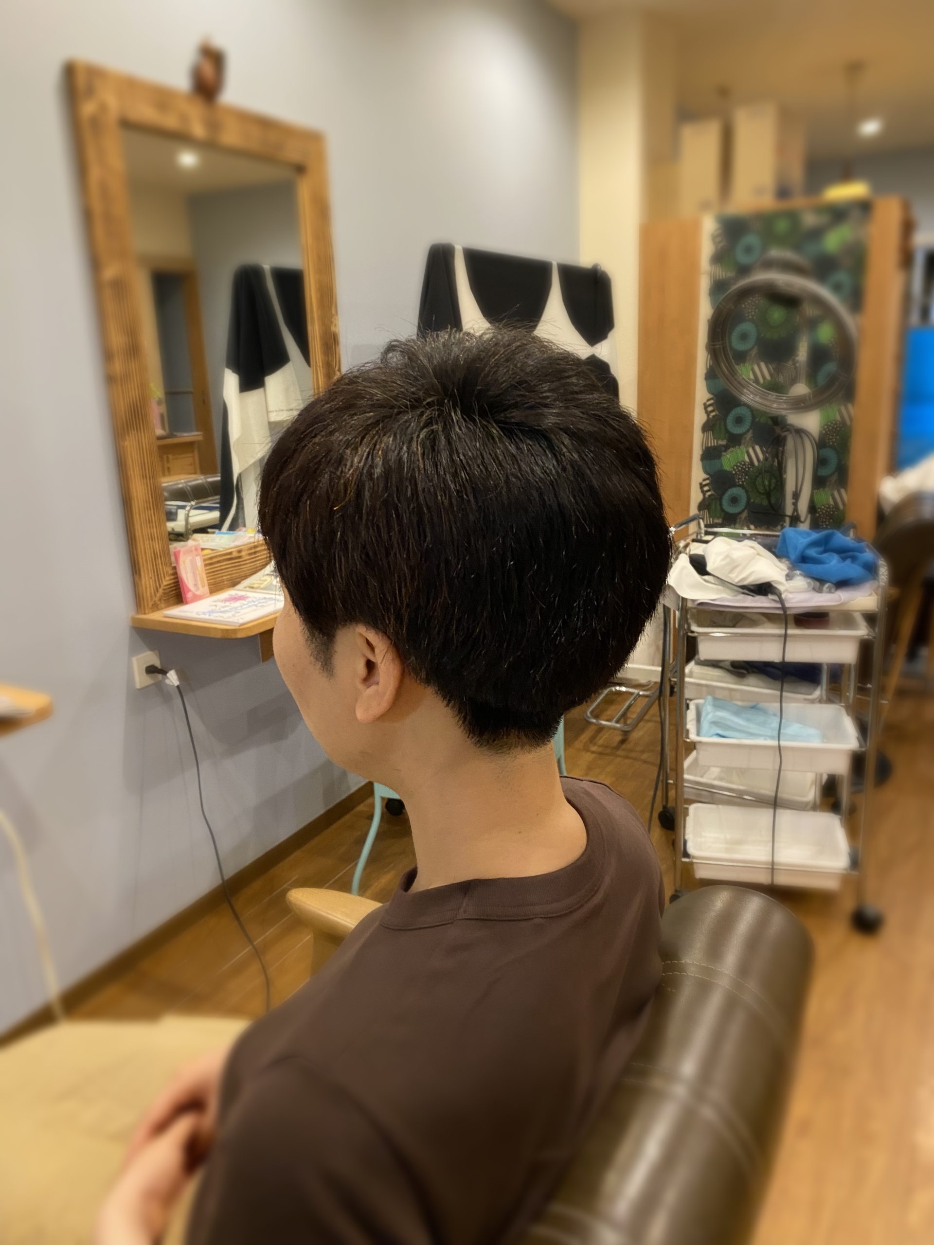 しっかりした髪