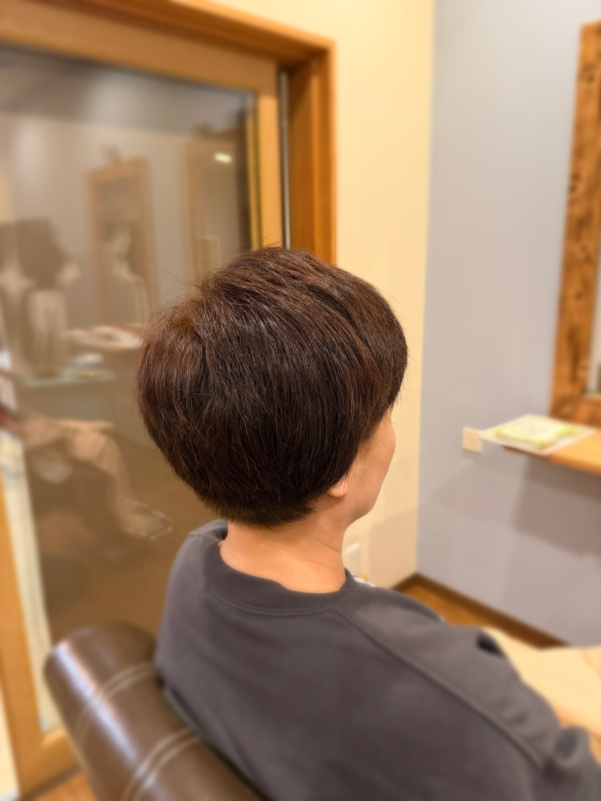 しっかりした髪