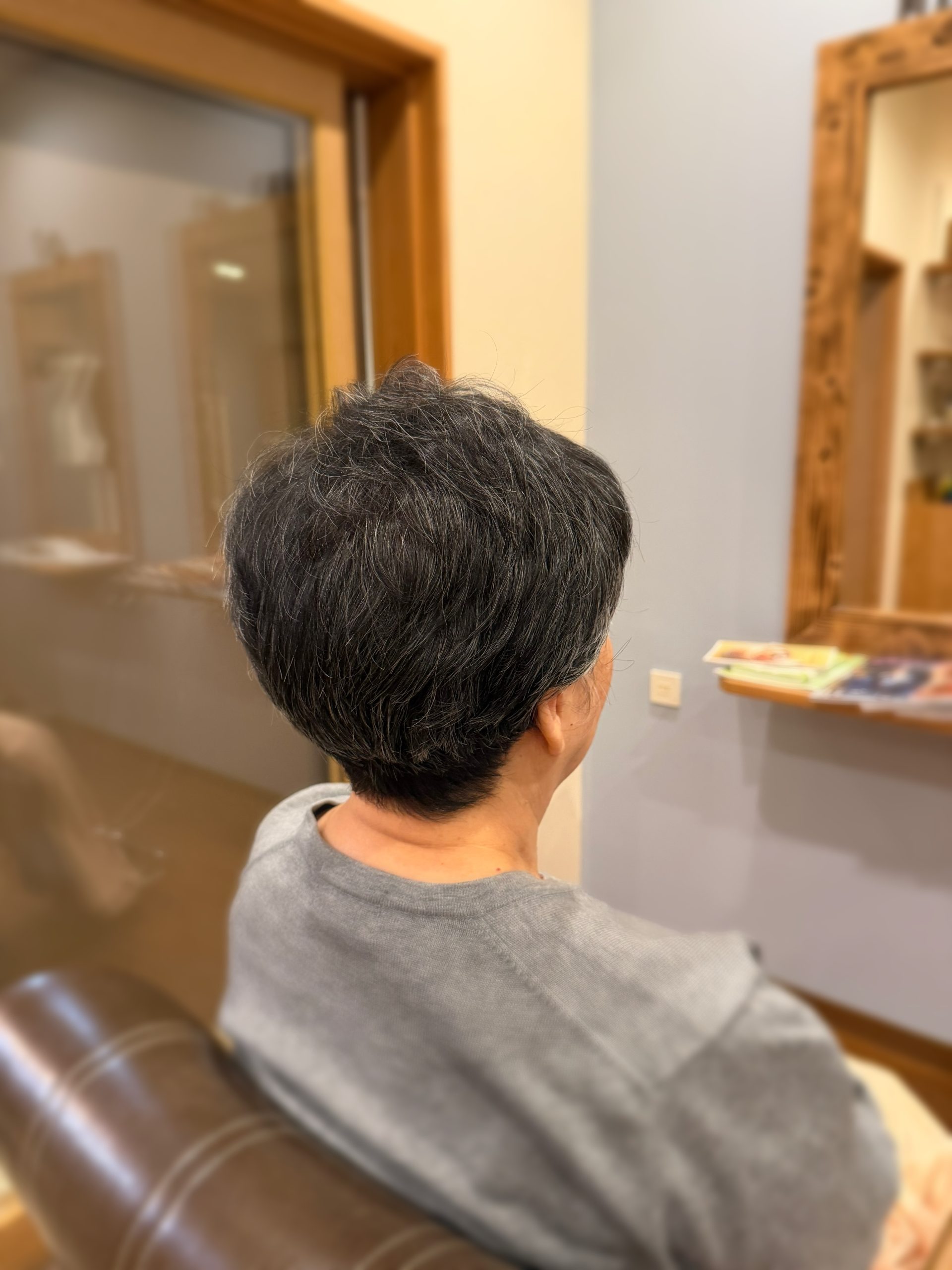 乾かしていくとまとまっていく