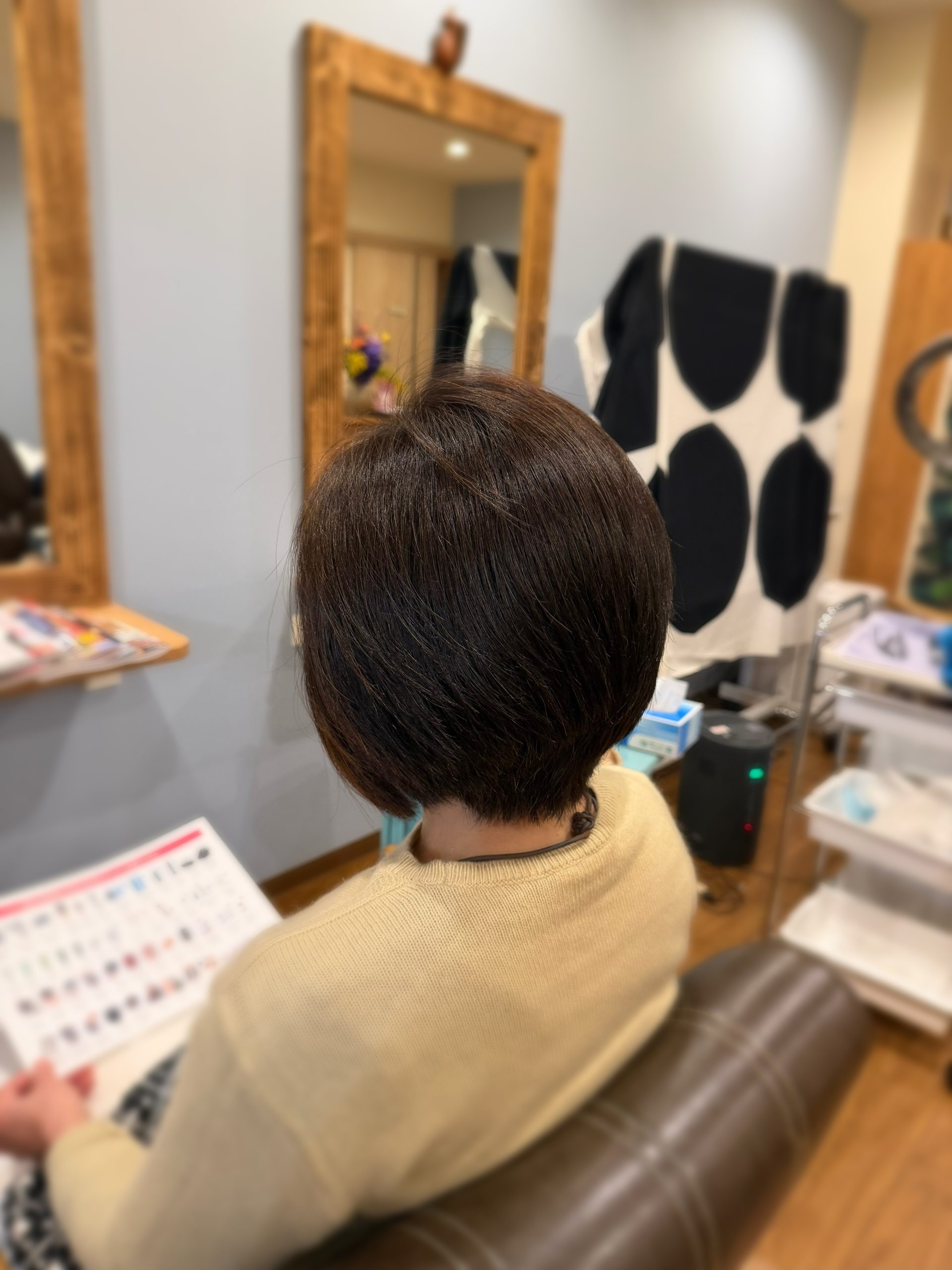 言うことをきかなかった強い髪が