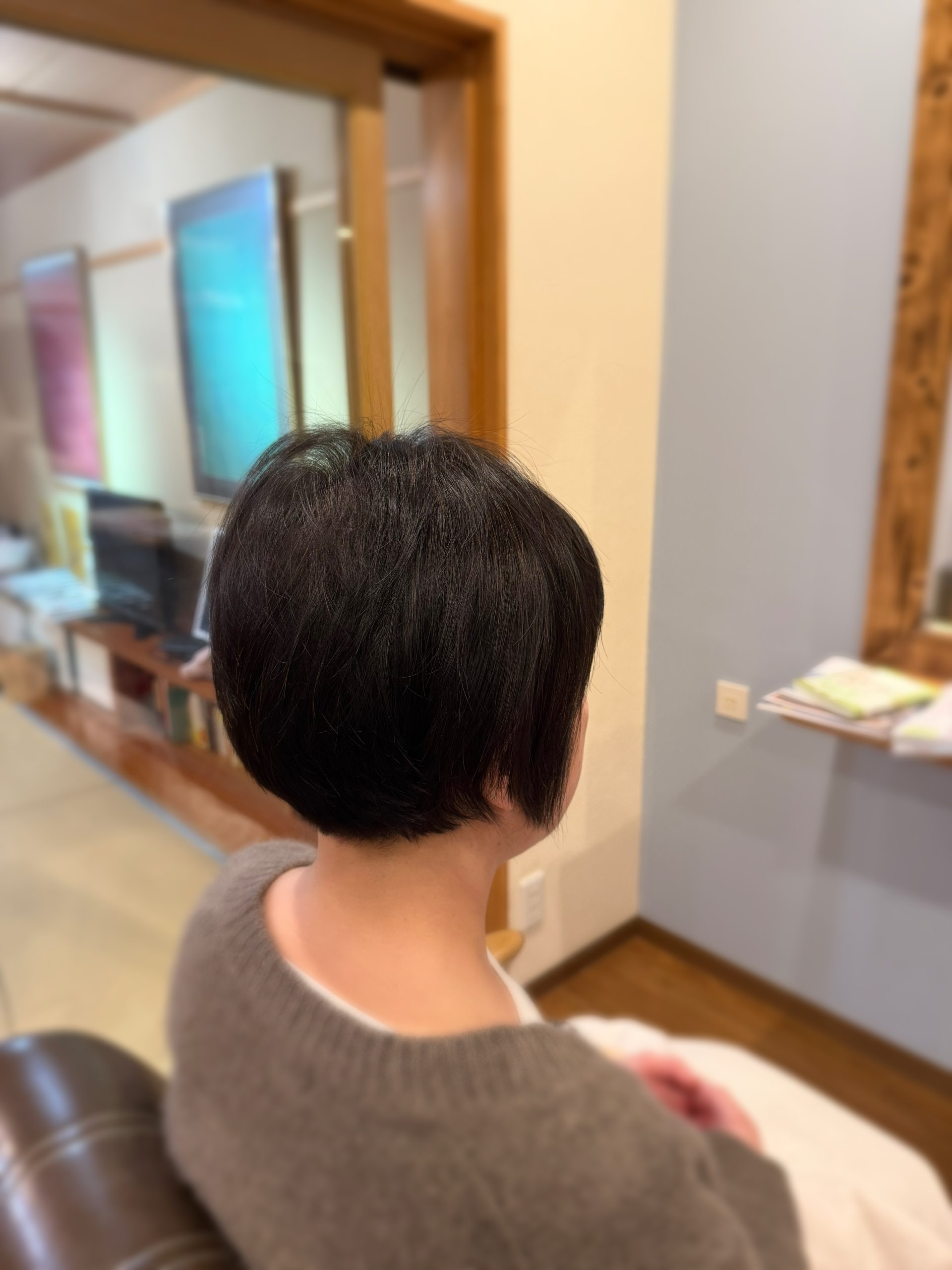 ぺたんとしやすい髪も