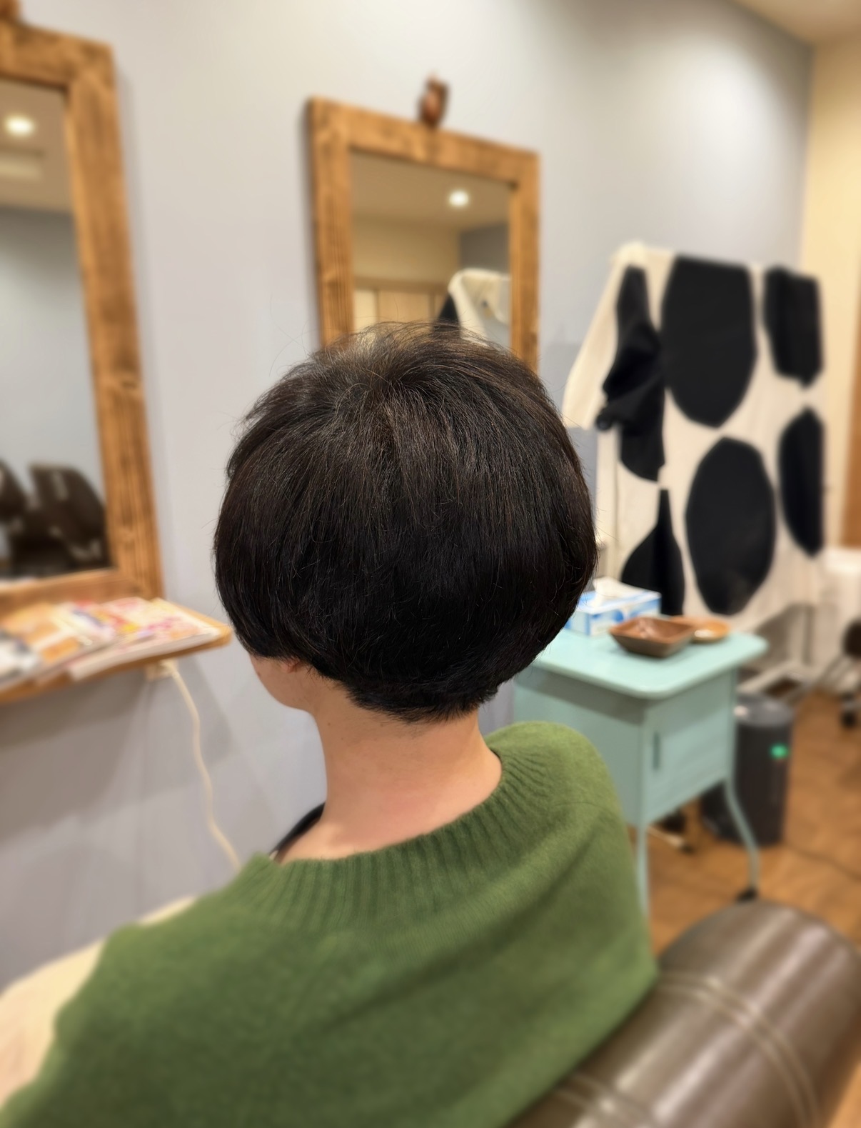 髪の変化に合わせて